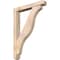 Ekena Millwork Funston Craftsman Smooth Bracket w/ Offset Brace, Douglas Fir, 5 1/2"W x 36"D x 48"H BKT0604X36X48FST04SDF - alternate 1
